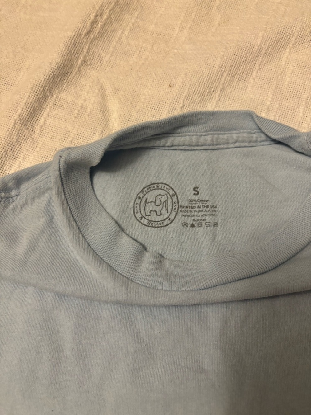 puppie love® Light Blue 'Happy Weekend' Long Sleeve Tee - Picture 3 of 3